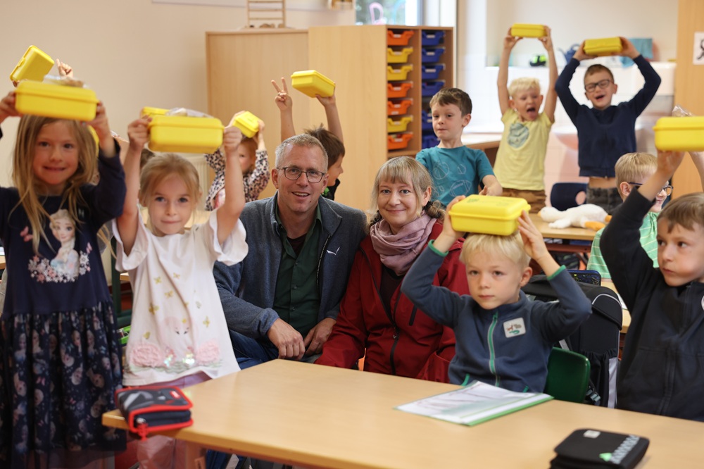 Vorwerk Podemus bringt die BioBrotBox an Dresdner und Coswiger Schulen