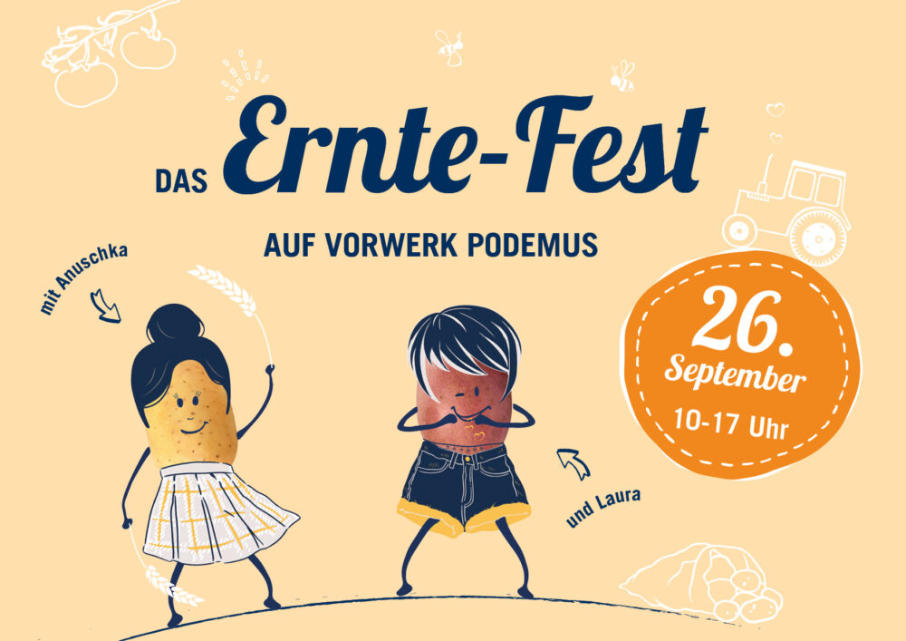 Erntefest auf Vorwerk Podemus am 26. September