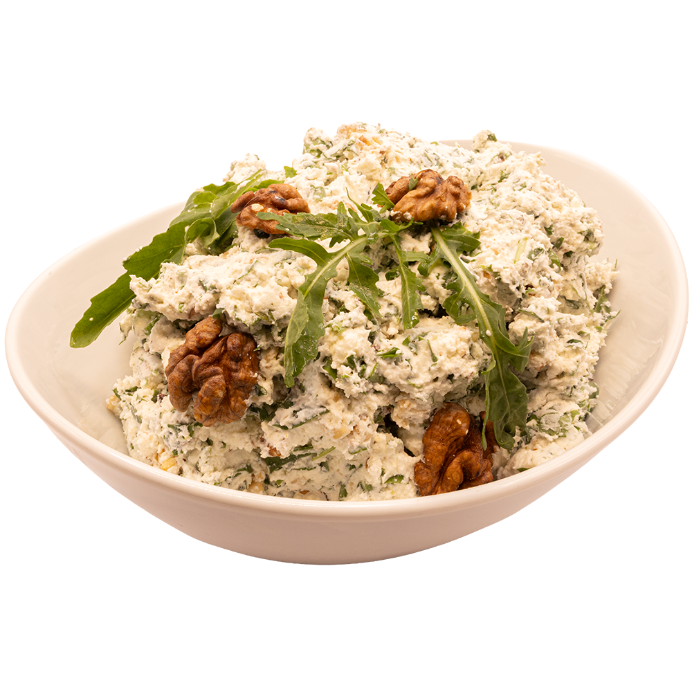 Frischkäsecreme mit Walnuss und Rucola bei Vorwerk Podemus
